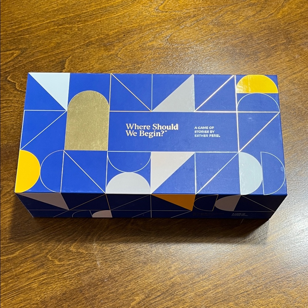 Where Should We Begin? Story Game - Blue and Yellow